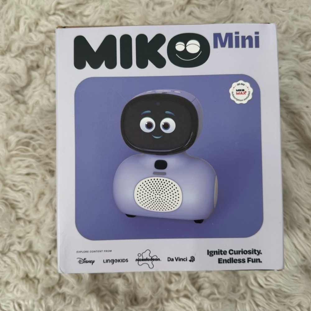 Miko 3 - Miko Mini: The Voice First AI Learning Coach - Pur Purple